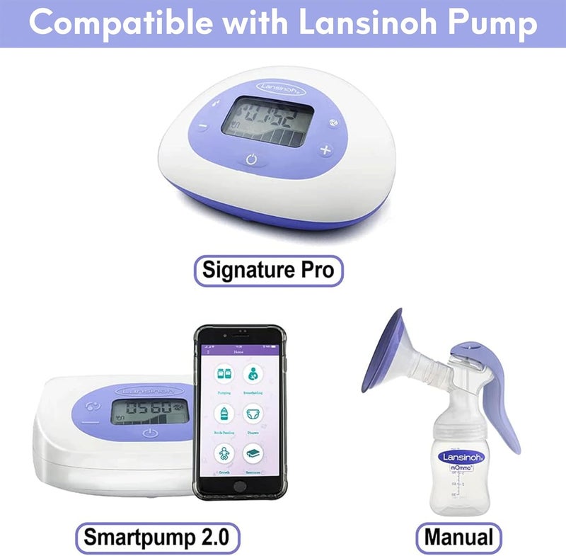 Durceler Replacement 6 Piece Duckbill Valves/Duck Bill Valve Compatible with Lansinoh Breast Pump Part, Use with Signature Pro/Smartpump/Manual Pumps, Accessories Made by , Pump Parts - Image 2